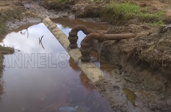 How an illegal oil pipeline connecting directly to the high sea was recently discovered in Nigeria