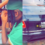 Stonebwoy shows off Bentley