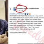 A video of a clergyman named Prophet Samuel King goes viral online as he claims to have predicted the death of Davido's first son, Ifeanyi. Photo credit: @davido/@prophetsamuelking ministries