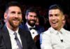 Lionel Messi and Cristiano Ronaldo won all bar one Ballon d'Or from 2008 to 2021