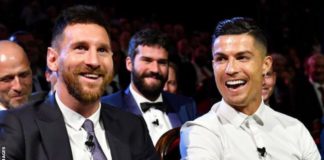 Lionel Messi and Cristiano Ronaldo won all bar one Ballon d'Or from 2008 to 2021