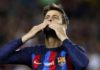 Barcelona's match jersey had 'Sempr3' (For3ver) next to the crest