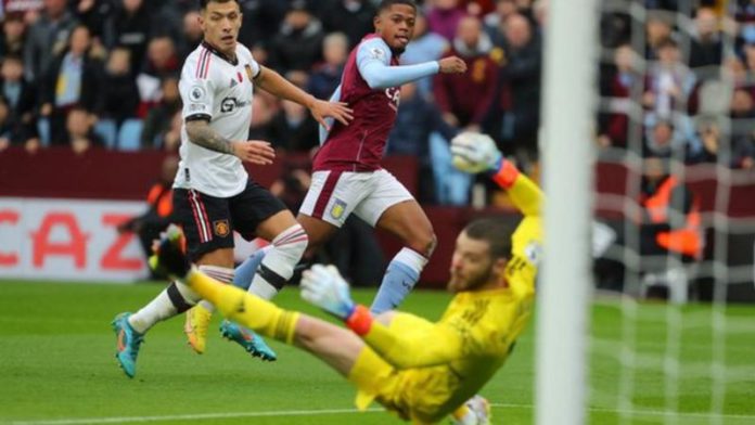 Aston Villa had not beaten Manchester United at home in the league for 27 years