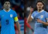 Luis Suarez and Edinson Cavani both made their World Cup debuts in 2010