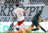 Robert Lewandowski scored his first World Cup goal after robbing Abdelulelah Al Malki of possession