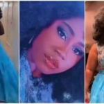 Ghanaian actress Lydia Forson stuns in a blue outfit at AMAA 2022. Source: @lydiaforson