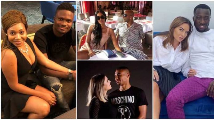 The wives of Dede Ayew, Daniel Amartey, Alexander Djiku and Elisha Owusu Source: Instagram