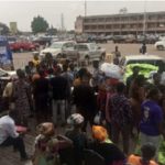 Kumasi residents in queue to buy from Planting for Food and Jobs Market