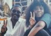 Gyakie and her father, Nana Acheampong