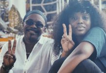 Gyakie and her father, Nana Acheampong