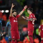 LIVERPOOL, ENGLAND - NOVEMBER 01: Darwin Nunez of Liverpool celebrates after scoring their team's second goal during the UEFA Champions League group A match between Liverpool FC and SSC Napoli at Anfield on November 01, 2022 in Liverpool, England. (Photo Image credit: Getty Images