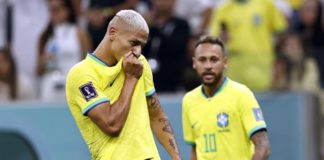 Richarlison esulta per il gol in Brasile-Serbia - Mondiali 2022 Image credit: Getty Images