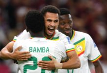 Senegal celebrate at the World Cup Image credit: Getty Images