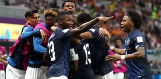 Ecuador celebrate Image credit: Getty Images