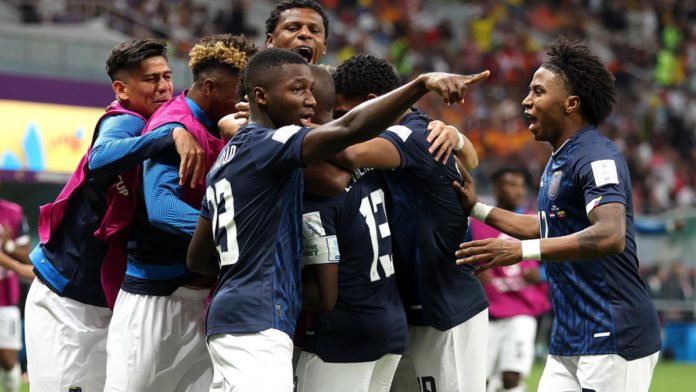 Ecuador celebrate Image credit: Getty Images