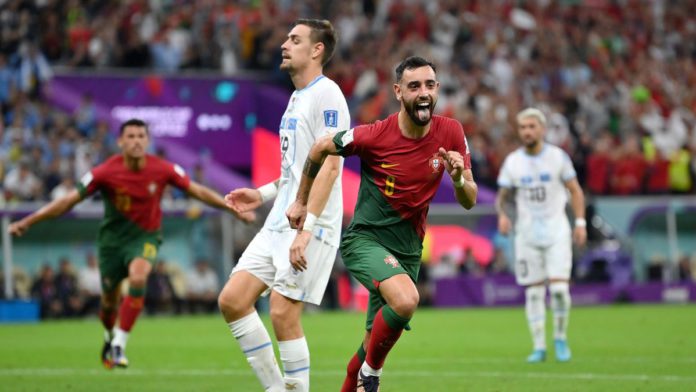 Bruno Fernandes celebrates Image credit: Getty Images