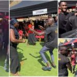 Lil Win storms funeral grounds; displays wild dance moves Lil Win: Kwadwo Nkansah Dances At Funeral Grounds Source: Youtube