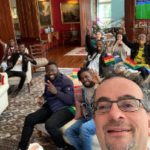 Jon Benjamin watches Ghana vs Portugal match with Ghanaians in Mexico