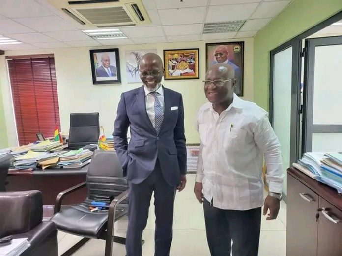 Gabby meets Osei Kyei Mensah Bonsu