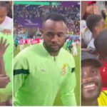 Jordan Ayew's daughter, Kiki, was so proud of her father after the South Korea game Source: Instagram