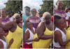 Yaw Dabo Holds Ama Tundra's Waist Source: Zionfelix Youtube