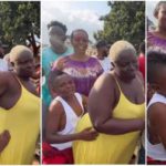 Yaw Dabo Holds Ama Tundra's Waist Source: Zionfelix Youtube