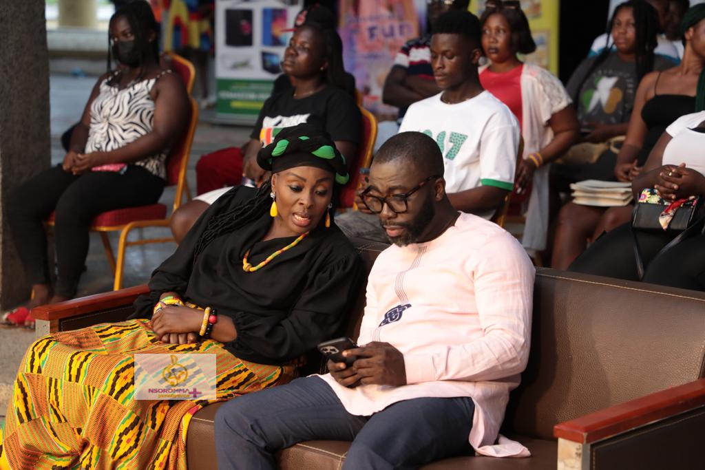 Akosua Agyapong and Andy Dosty are judges for Nsoromma Plus