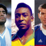 Maradona, Pele and Zidane [Getty Images]