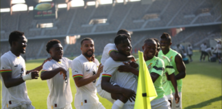 Black Stars celebrate