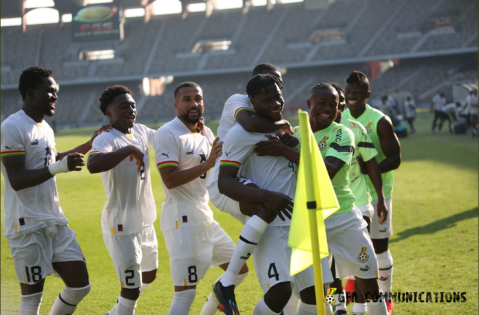 Black Stars celebrate