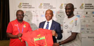 CAF together with GFA boss and Otto Addo