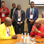 GFA boss [L] and President Akufo Addo [R]