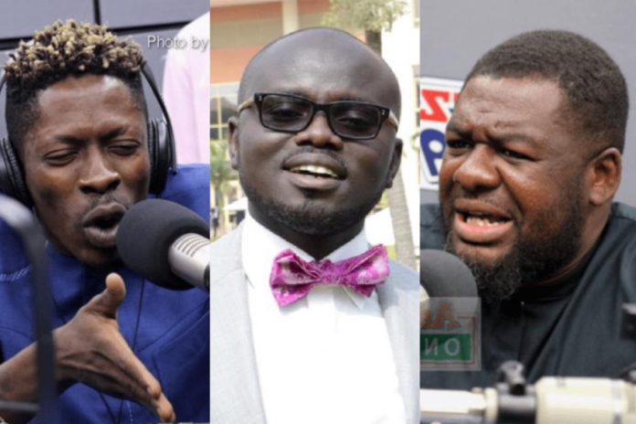 Shatta Wale, the late Fennec Okyere and Bulldog