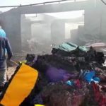 Fire consumes shops in Tamale