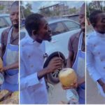 Lil Win Exclaims The Country Is Hard After Buying Coconut Source: officiallilwin