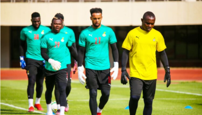 Richard Kingson with Black Stars goalkeepers