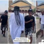 Akabenezer Storms Town Dressed Like Anas Photo Source: Akabenezer on TikTok