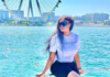 Sandra Ankobiah chills in Dubai