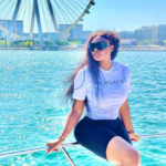Sandra Ankobiah chills in Dubai
