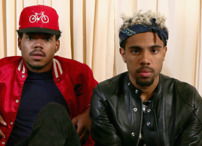 Chance the Rapper & Vic Mensa (Credit: The Boombox)