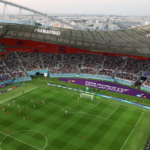 The Khalifa International Stadium in Doha is seen during the World Cup group stage match between Iran and England. Catherine Ivill/Getty Images Europe/Getty Images