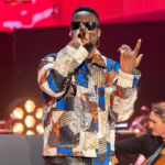 Sarkodie performance outfit at BBC radio 1Xtra’s “Afrobeat Concerto” | credit: @watezGH/ Twitter