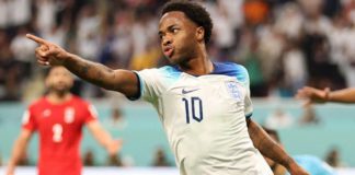 Raheem Sterling scored in England's opening game of the World Cup - a 6-2 victory over Iran