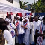 NPP prays for stable Cedi in 2023 NPP supporters at the thanksgiving ceremoney held at the party's headquarters