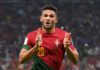 Goncalo Ramos of Portugal celebrates after scoring the team's first goal during the FIFA World Cup Qatar 2022 Round of 16 match between Portugal and Switzerland at Lusail Stadium Image credit: Getty Images