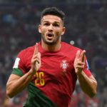 2022 World Cup: Ramos scores hat-trick as Portugal thrash Switzerland Goncalo Ramos of Portugal celebrates after scoring the team's first goal during the FIFA World Cup Qatar 2022 Round of 16 match between Portugal and Switzerland at Lusail Stadium Image credit: Getty Images