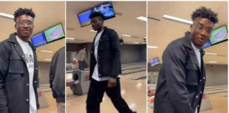 Mohammed Kudus at a bowling alley. Photo Source: @josephhaboagye