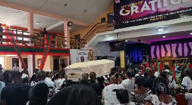 Ekow Blankson was laid to rest on Saturday, December 17, 2022