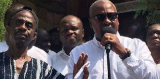 NDC Chairman, Asiedu Nketiah and former president John Mahama