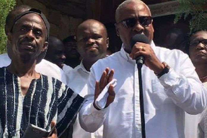 NDC Chairman, Asiedu Nketiah and former president John Mahama